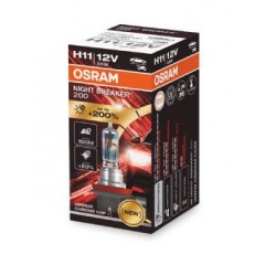 Лампа H11 55W 12V PGJ19-2 OSRAM NIGHT BREAKER 200 +200%