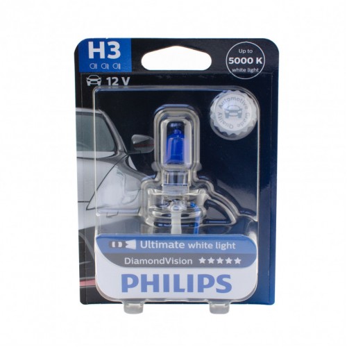 12336DVB1 (PHILIPS) H3 Diamond Vision 12V 55W PK22s Blst. 1 pc. 12336DVB1