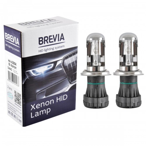 12443 BREVIA Автолампа H4, 4300K,85V,35W P43t-38 KET,(2шт.) XENON 12443