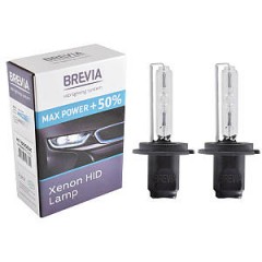 Автолампа BREVIA H7 +50%, 6000K, 85V, 35W PX26d KET, 2 шт. XENON 12760MP