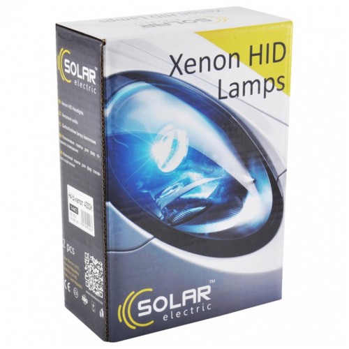 1443 SOLAR H4 bi-xenon , 4300K,85V,35W P43t-38 KET, (2шт.) 1443
