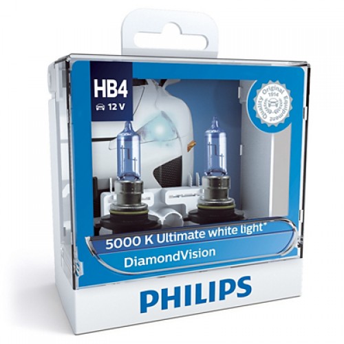 9006DVS2 (PHILIPS) HB4 Diamond Vision 12V 55W P22d 9006DVS2
