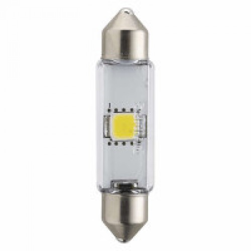 129454000KX1 (PHILIPS) Festoon T10,5x43 X-tremeVision LED 4000K 12V 1W SV8,5 129454000KX1