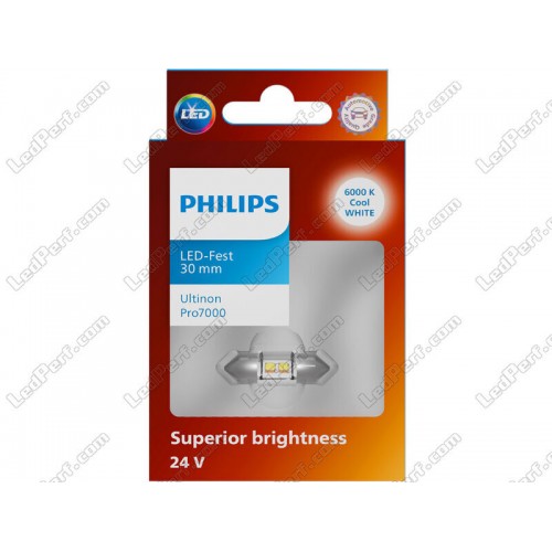 24844CU70X1 (PHILIPS) LED FESTOON 30MM Ultinon Pro7000 SI 24V 24844CU70X1