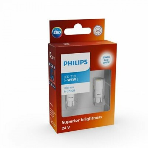 24961CU70X2 (PHILIPS) LED W5W Ultinon Pro7000 SI 24V 24961CU70X2
