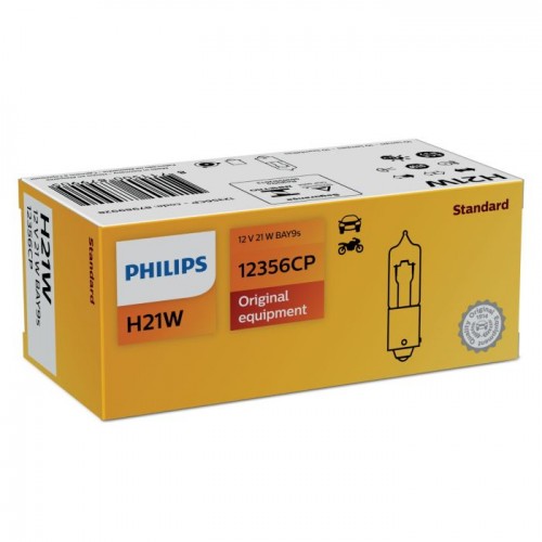 12356CP (PHILIPS) H21W 12V 21W BAY9s 12356CP