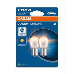 Лампа PY21W 12V 21W BAU15s DIADEM CHROME OSRAM 7507DC-2BL