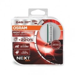 Лампа D4S 35W P32D-5 OSRAM XENARC NIGHT BREAKER LASER NEXT GEN +220% 66440XNN-HCB-DUO