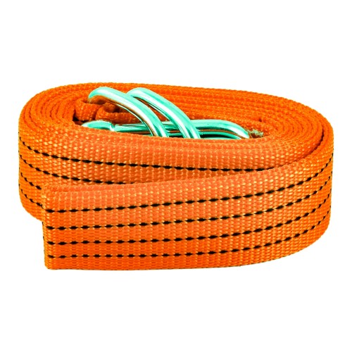 Трос буксирувальний Elegant 5 т 6 м з карабіном жовтий (EL 101 835) EL  101 835