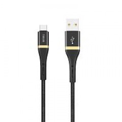 USB кабель Lightning 200 см Wiwu Elite 2.4A чорний Wi-C009