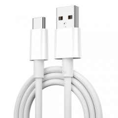 USB кабель Type-C 100cm Wiwu Classic 5A /white/ Wi-C007
