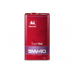 Олива моторна WOLVER SUPERTEC SAE 5W-40  каністра 5л жерсть