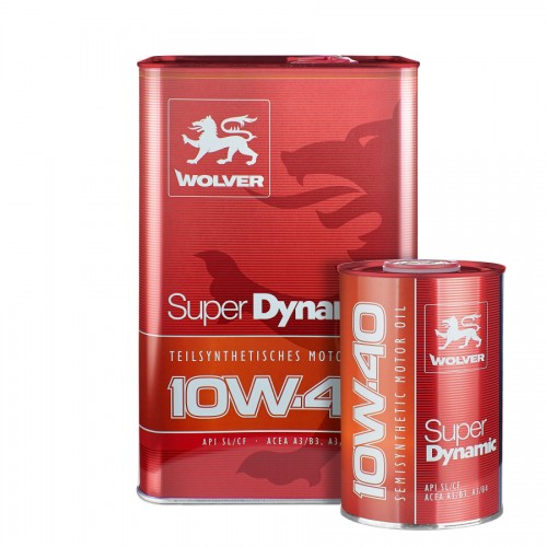Олива моторна WOLVER SUPER DYNAMIC SAE 10W-40  каністра 1л жерсть