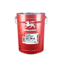 Олива моторна WOLVER SUPER LIGHT SAE 10W-40  відро 20л жерсть