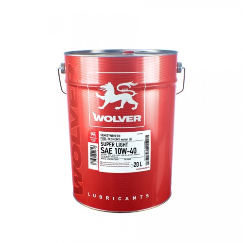 Олива моторна WOLVER SUPER LIGHT SAE 10W-40  відро 20л жерсть