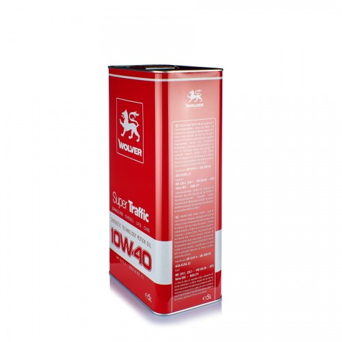 Олива моторна WOLVER SUPER TRAFFIC SAE 10W-40  каністра 5л жерсть