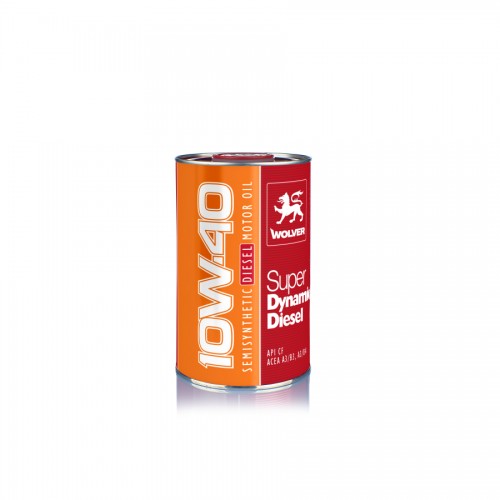 Олива моторна WOLVER SUPER DYNAMIC DIESEL SAE 10W-40  каністра 1л жерсть