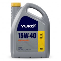 Олива моторна YUKO DYNAMIC 15W-40 API SG/CD каністра 5л ПЕ