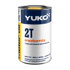 Олива для двотактних бензинових двигунів YUKO МОТОМІХ 2Т (ТС) API TC 0,5л каністра 0,6л жерсть