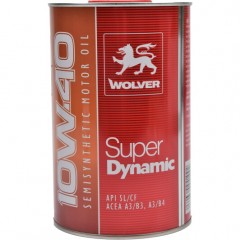 Олива моторна WOLVER SUPER DYNAMIC SAE 10W-40  каністра 1л жерсть