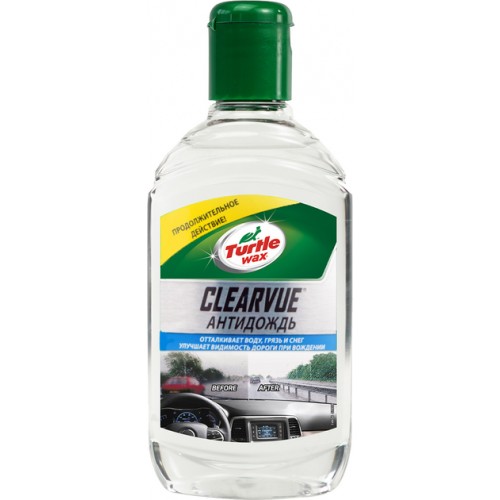 Засіб для скла антидощ TURTLE WAX Clearvue 300 мл (52887) 040006