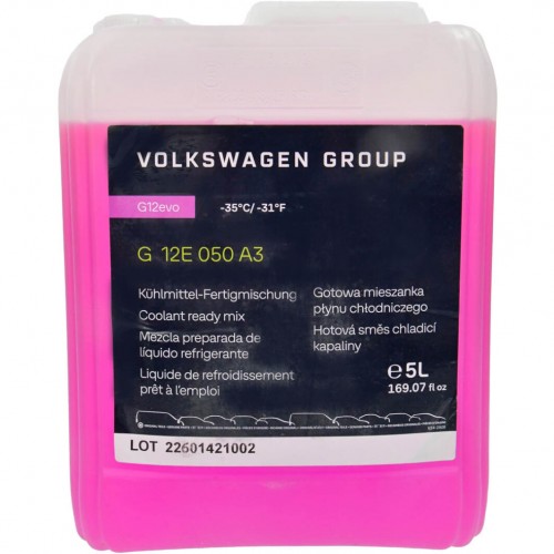 Антифриз VAG Coolant ready mix G12evo -35C 5л. G12E050A3