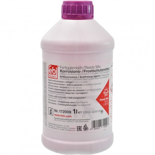 Антифриз Febi Аntifreeze Фіолетовий G12+ готовий 1л. 172009