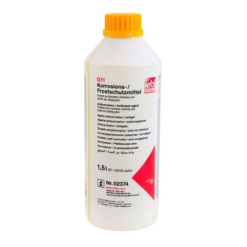 Антифриз Febi Аntifreeze Жовтий G11 1.5л. 02374