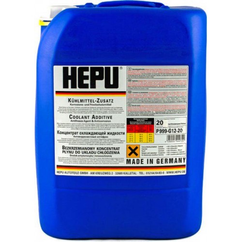Антифриз Hepu Antifreeze Червоний G12 20л. P999-G12-020