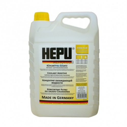 Антифриз Hepu Antifreeze Жовтий G11 5л. P999-YLW-005