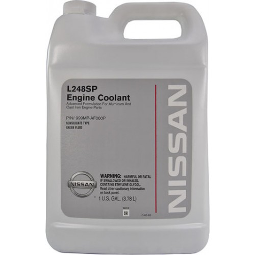 Антифриз Nissan Engine Coolant L248SP зеленый 3.78л. 999MPAF000P
