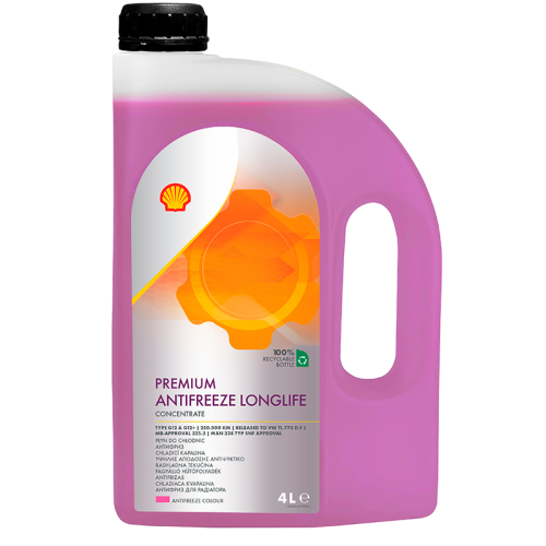 Антифриз Shell Premium Antifreeze Longlife 774 D-F (G12+) concentrate 4л. PBT75B