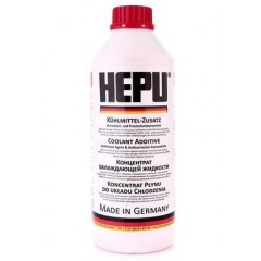 Рідина охолоджуюча HEPU Антифриз G12 червона концентрат 1,5л. (P999 G12)