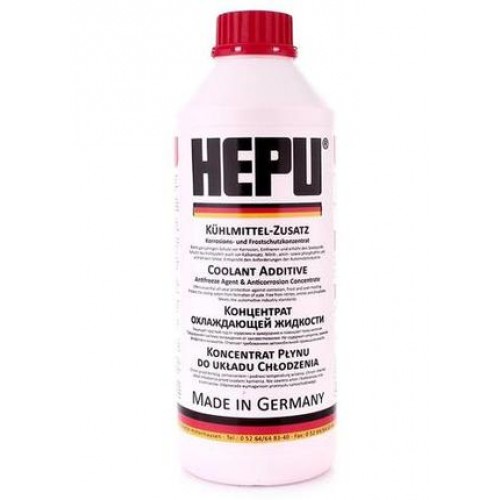 Рідина охолоджуюча HEPU Антифриз G12 червона концентрат 1,5л. (P999 G12) HE0020