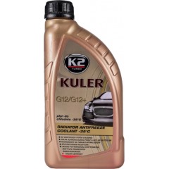 Рідина охолоджуюча K2 Kuler Long Life -35 °C G12 червона 1л. (T201C)