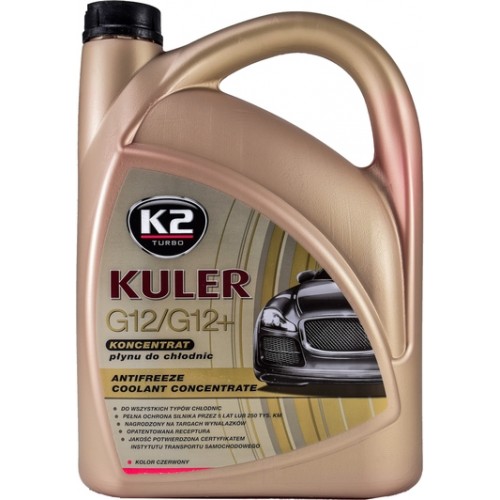 Рідина охолоджуюча K2 Kuler Long Life G12 червона концентрат 5л. (T215C) K20266