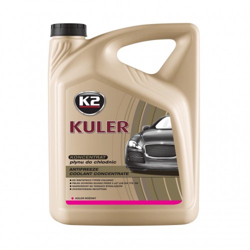 Рідина охолоджуюча K2 Kuler Long Life G13 рожева концентрат 5л. (T215R) K20425