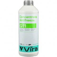 Рідина охолоджуюча VIRA Concentrate Antifreeze G11 зелена концентрат 1,5л. (VI2002)