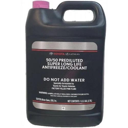 Toyota Super LL Coolant, PINK 3.785л. 00272SLLC2