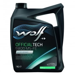 Моторна олива Wolf OFFICIALTECH MS-FE 5W-20 4л