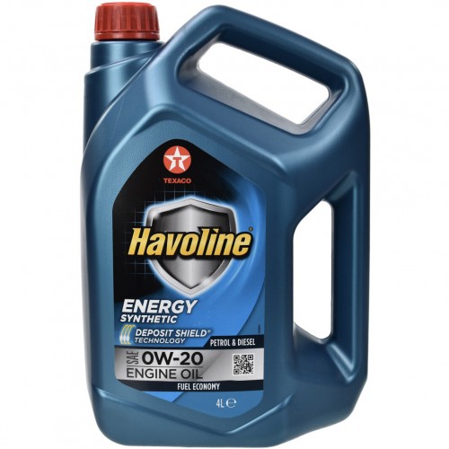 Моторна олива Texaco Havoline Energy 0W-20 4л. 804046MHE