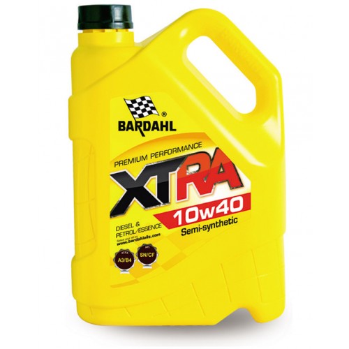 Моторна олива BARDAHL XTRA 10W40 A3/B4, SN/CF API, BMW Longlife-98, MB 229.1, VW 501.01/505.00 5л. 34133