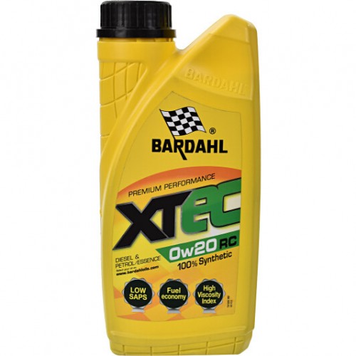 Моторна олива BARDAHL XTEC 0W20 FE C5/SN/SN+ VW 508.00/509.00 1л. 36801