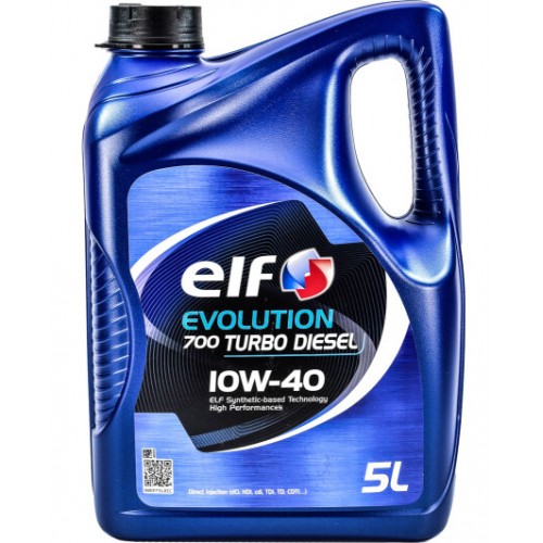 Моторна олива Elf Evolution 700 TURBO DIESEL 10W-40 5л.  214121