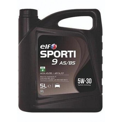 Моторна олива Elf Sporti 9 A5/B5 5W-30 5л. 214250