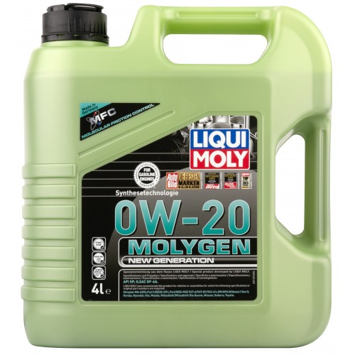 Моторна олива Liqui Moly Molygen Generation 0W-20 4л. 21357