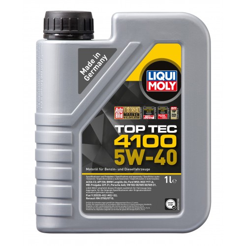 Моторна олива Liqui Moly Top Tec 4100 5W-40 1л. 7500