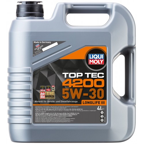Моторна олива Liqui Moly Top Tec 4200 5W-30 4л. 3715