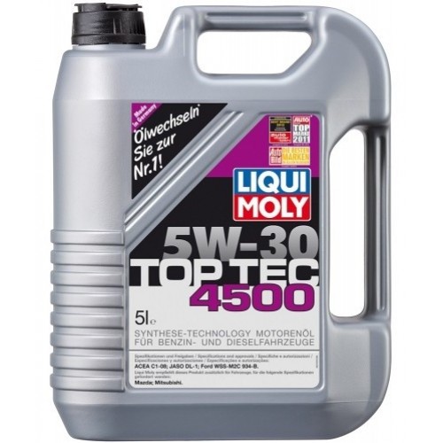 Моторна олива Liqui Moly Top Tec 4500 5W-30 5л. 2318