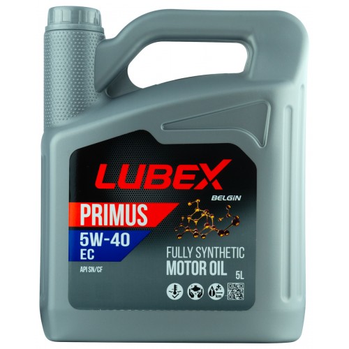 Моторна олива LUBEX PRIMUS EC 5w40 API CF/SN 4л. 034-1312-0404